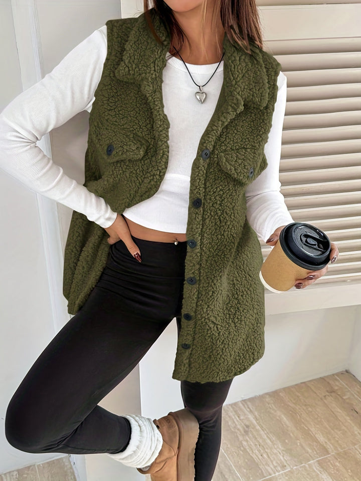 AURA | Gilet en laine élégant sans manches