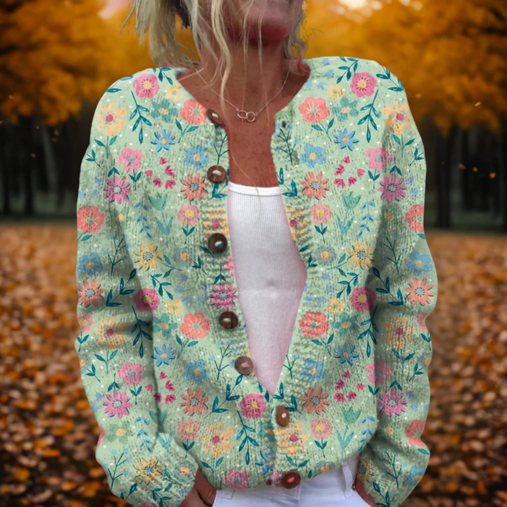 ZOFIA | Cardigan Vintage à Fleurs