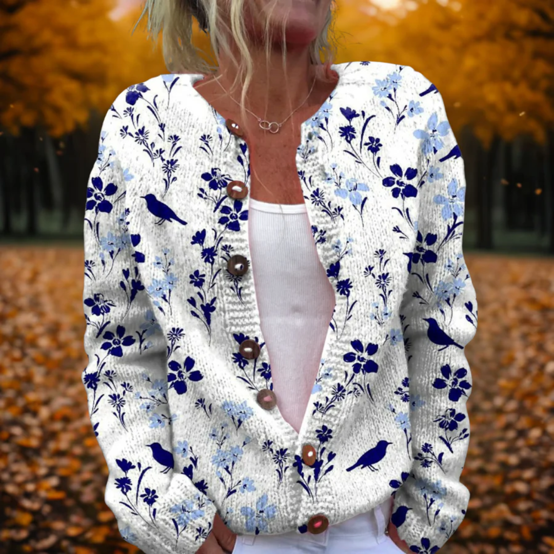 ZOFIA | Cardigan Vintage à Fleurs