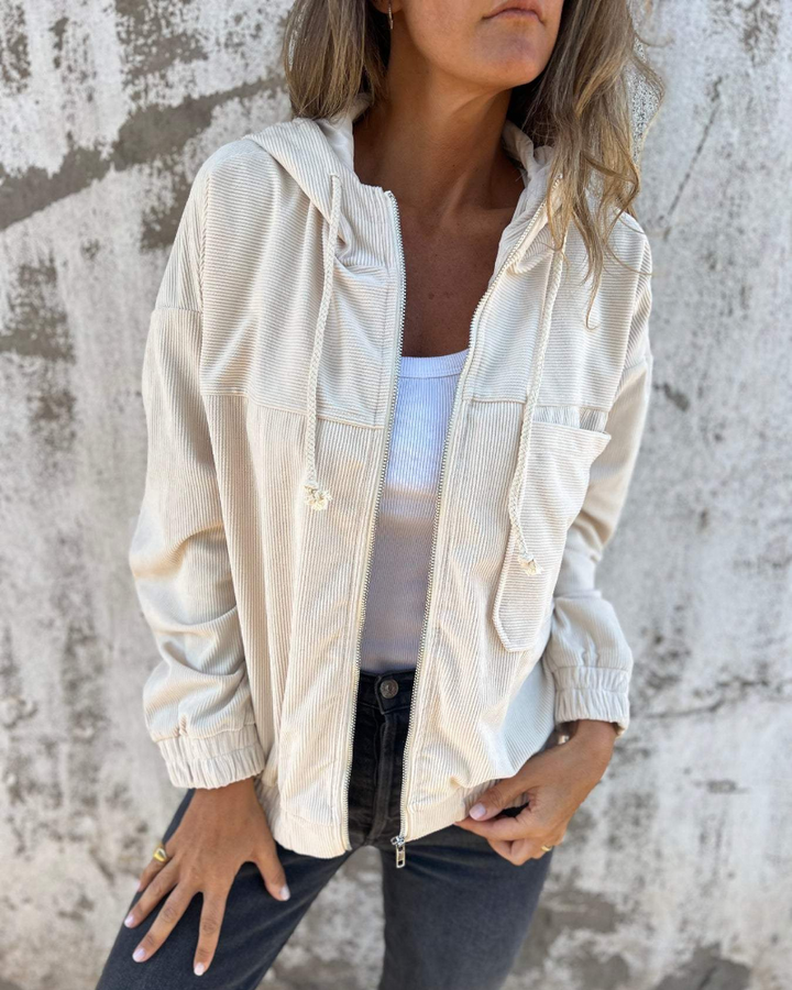ELLA | Veste avec capuche et fermeture éclair