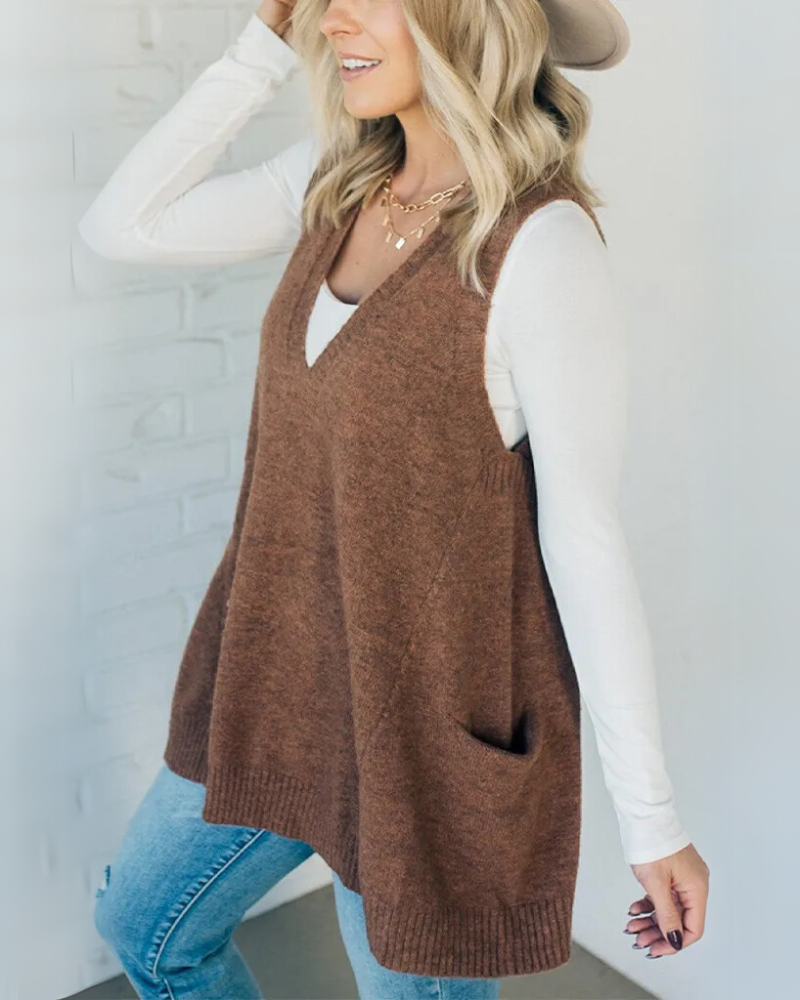 AROLA | Pull sans manches confortable