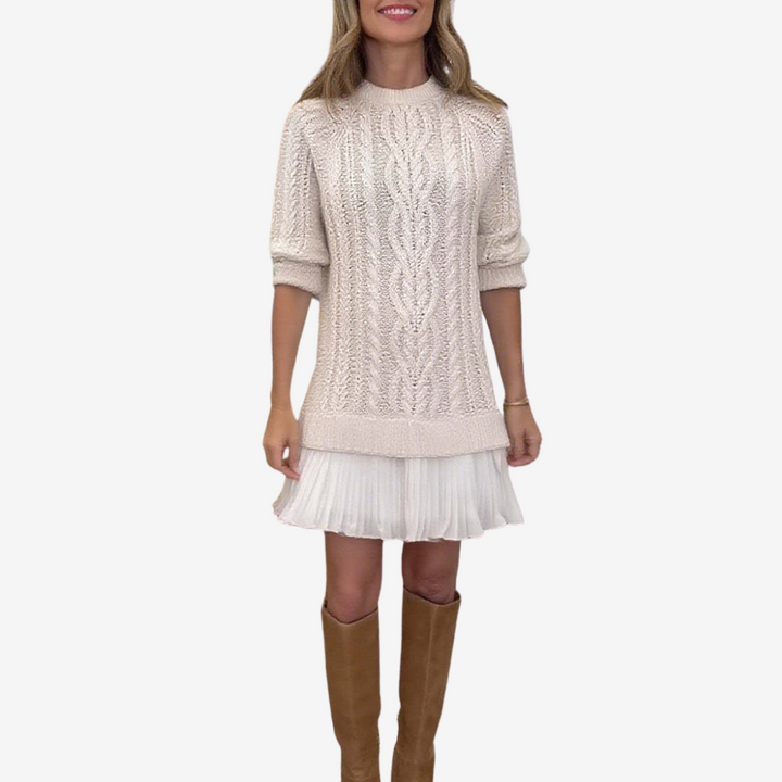 BEBI | Robe en tricot en mélange de laine