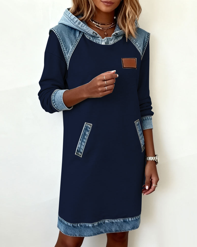 IVY | Robe à capuche avec panneaux contrastants
