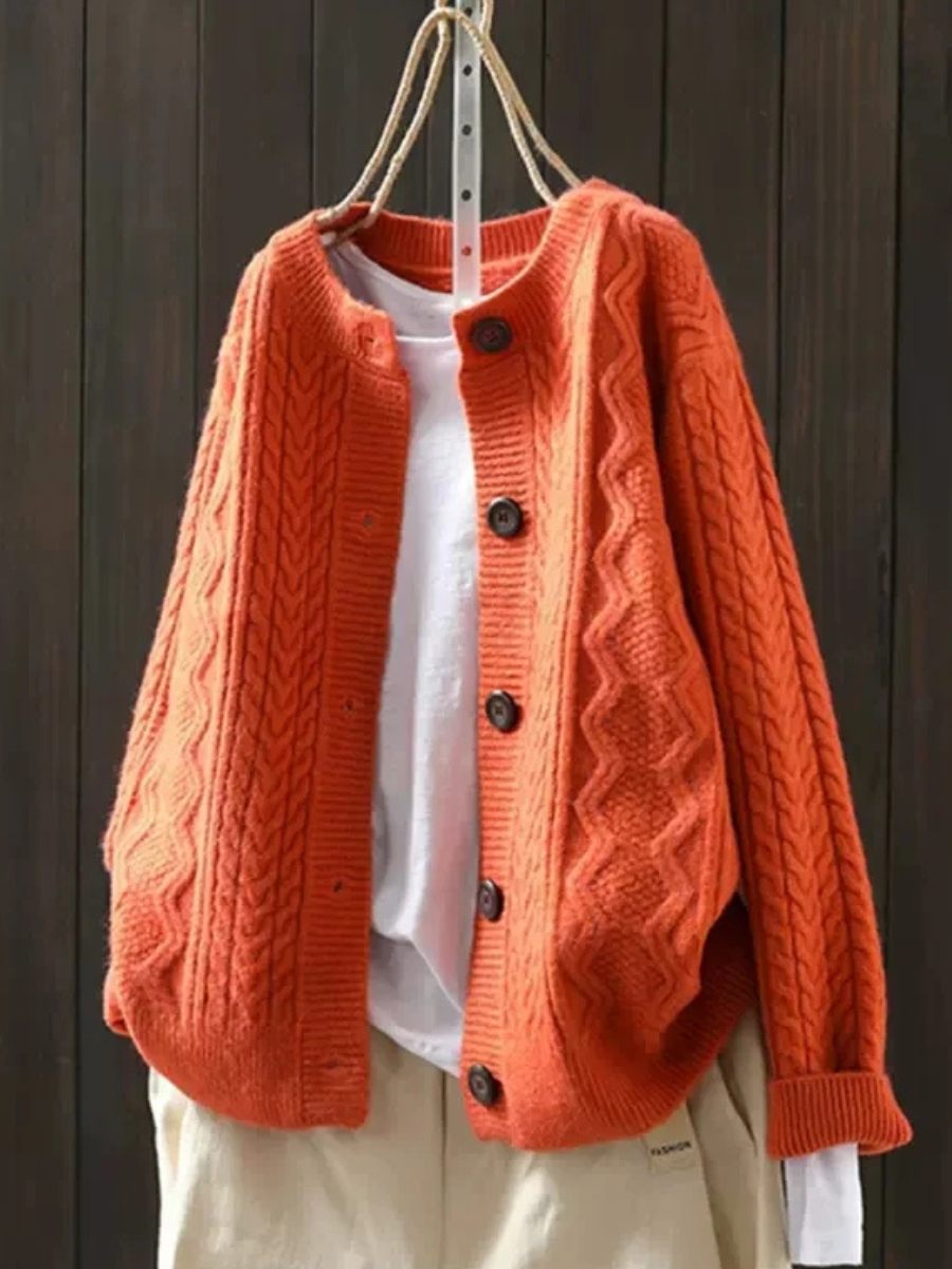 LORENZA | Cardigan en Câble