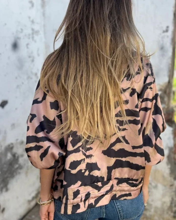 DARALA | Veste Bomber Imprimée Élégante