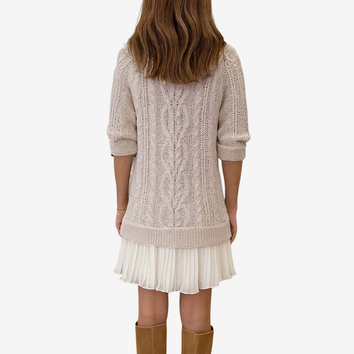 BEBI | Robe en tricot en mélange de laine