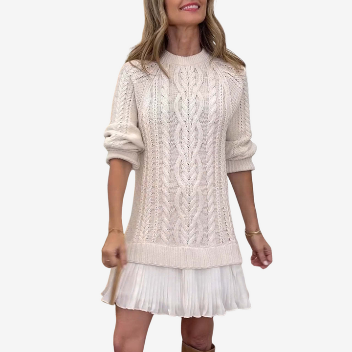 BEBI | Robe en tricot en mélange de laine