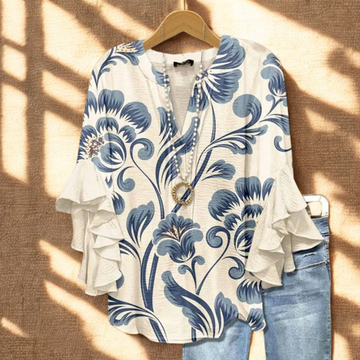 MARGOT | Chemisier fleuri élégant