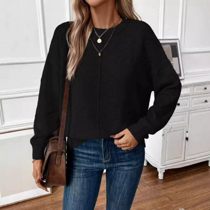 CHRISTY | Pull en tricot doux décontracté