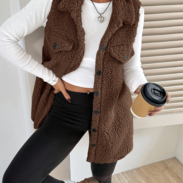 AURA | Gilet en laine élégant sans manches