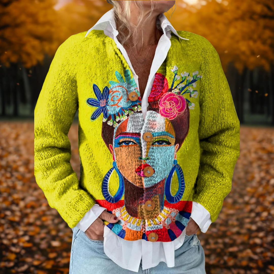 SOPHIE | Cardigan d'automne en tricot doux