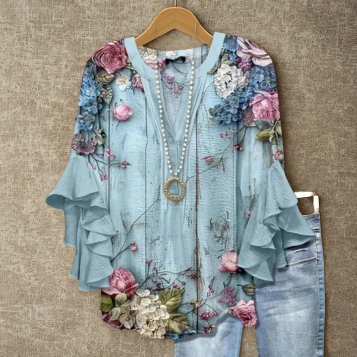 MARGOT | Chemisier fleuri élégant