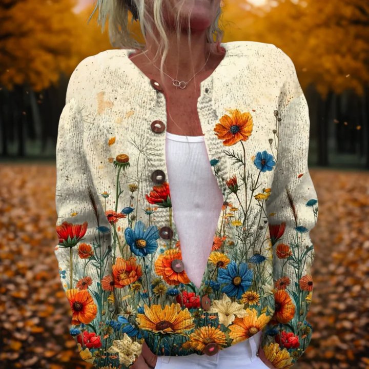 ZOFIA | Cardigan Vintage à Fleurs