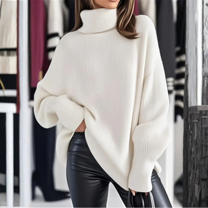 VIANA | Pull Tricot Élastique Coupe Lâche