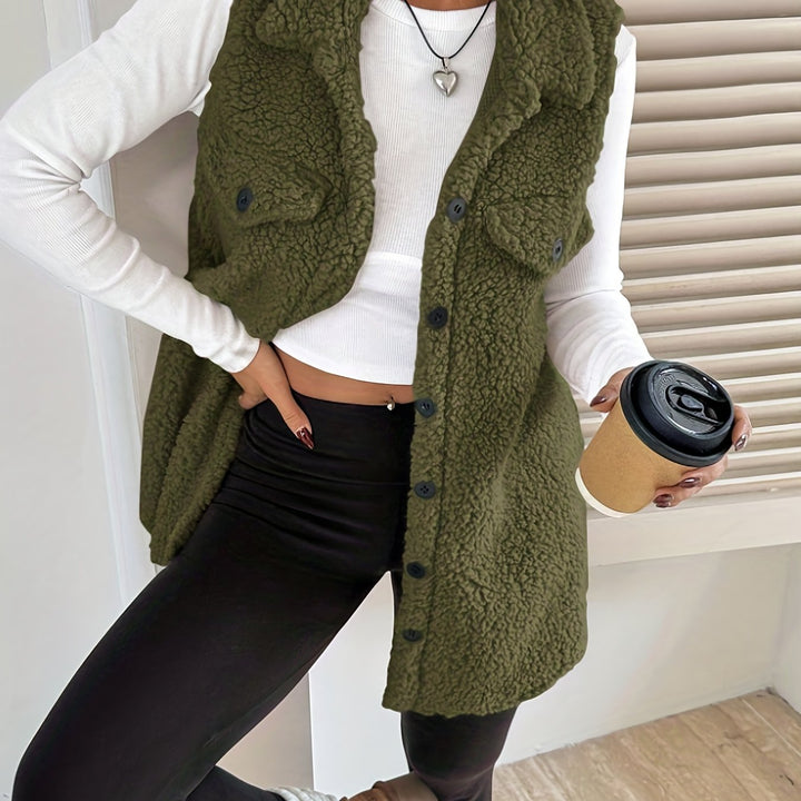 AURA | Gilet en laine élégant sans manches