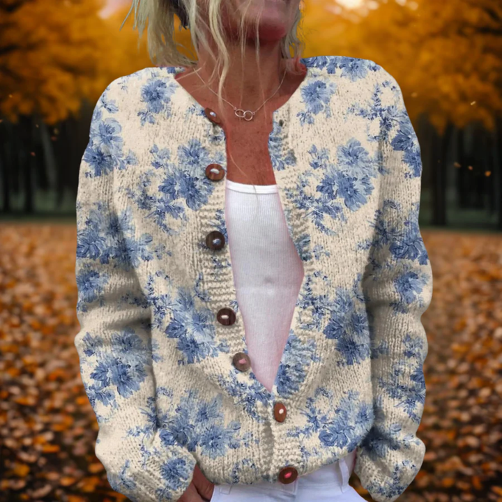 ZOFIA | Cardigan Vintage à Fleurs