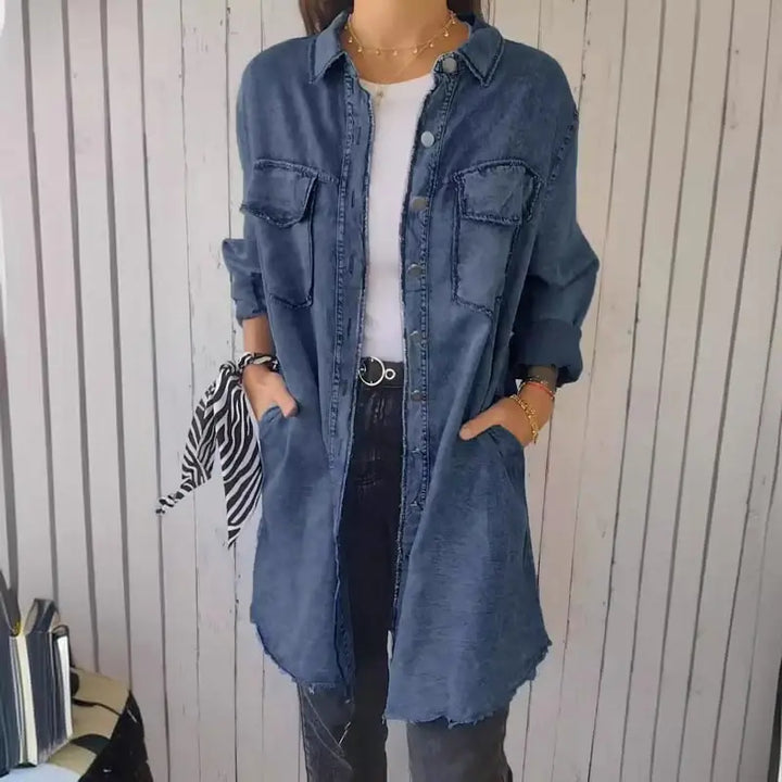 MARIE | Veste en Denim Décontractée