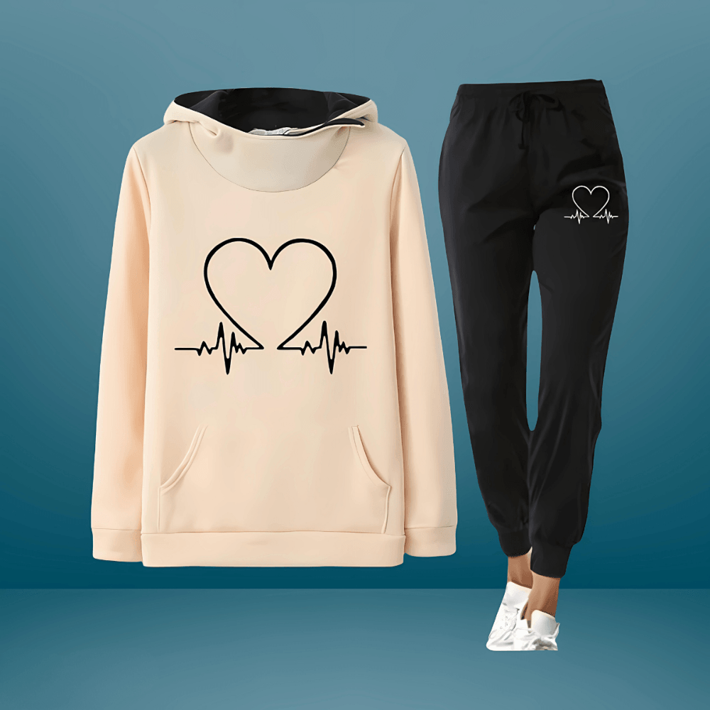LIEBE | Ensemble de jogging confortable et affectueux