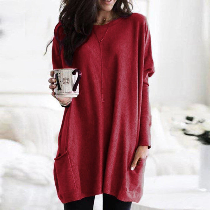 ELLE | Robe-blouse longue avec poches