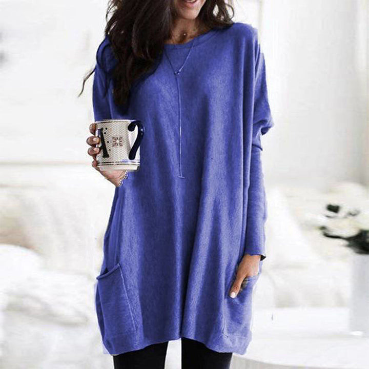ELLE | Robe-blouse longue avec poches
