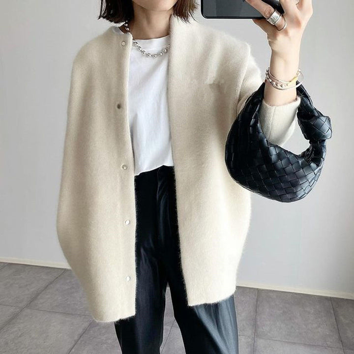 HABIBI | Cardigan élégant en daim