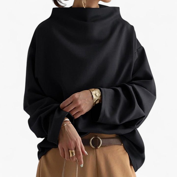 LAIMA | Pull doux avec col montant