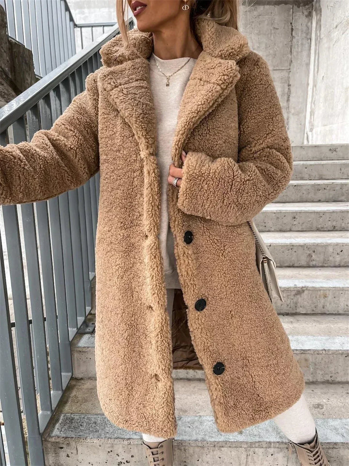 KATARINA | Manteau Teddy Casual Élégant