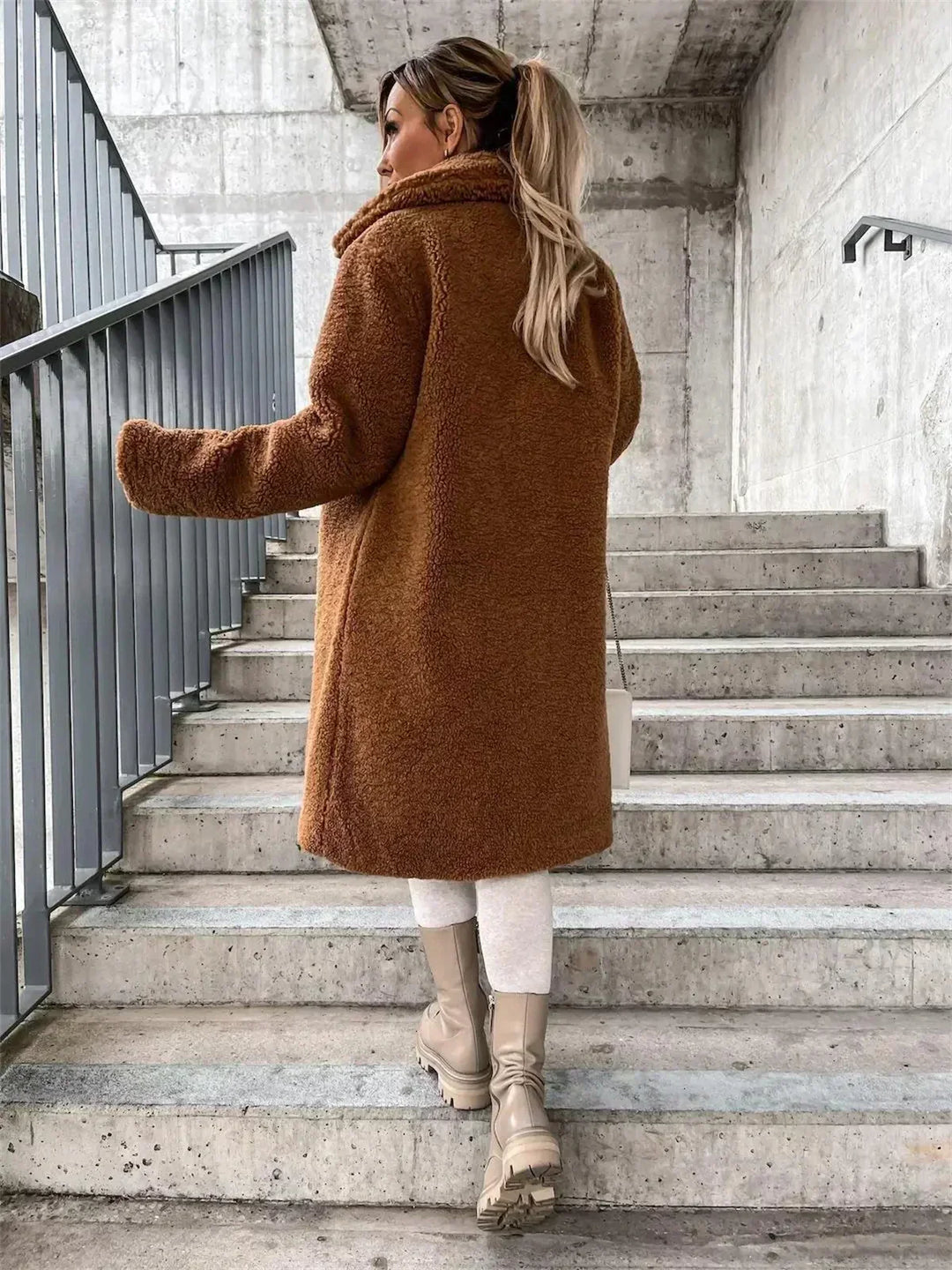 KATARINA | Manteau Teddy Casual Élégant