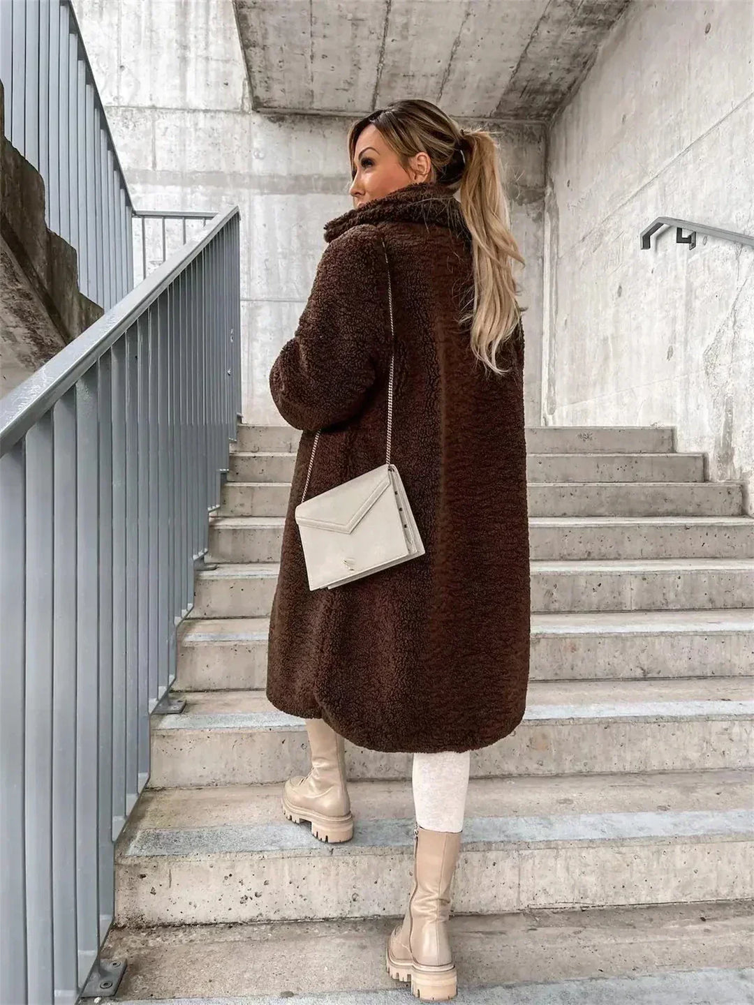 KATARINA | Manteau Teddy Casual Élégant