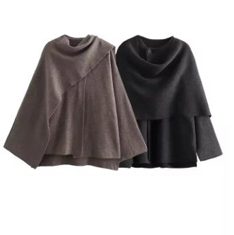 EVELINA | Poncho de Saison Élégant
