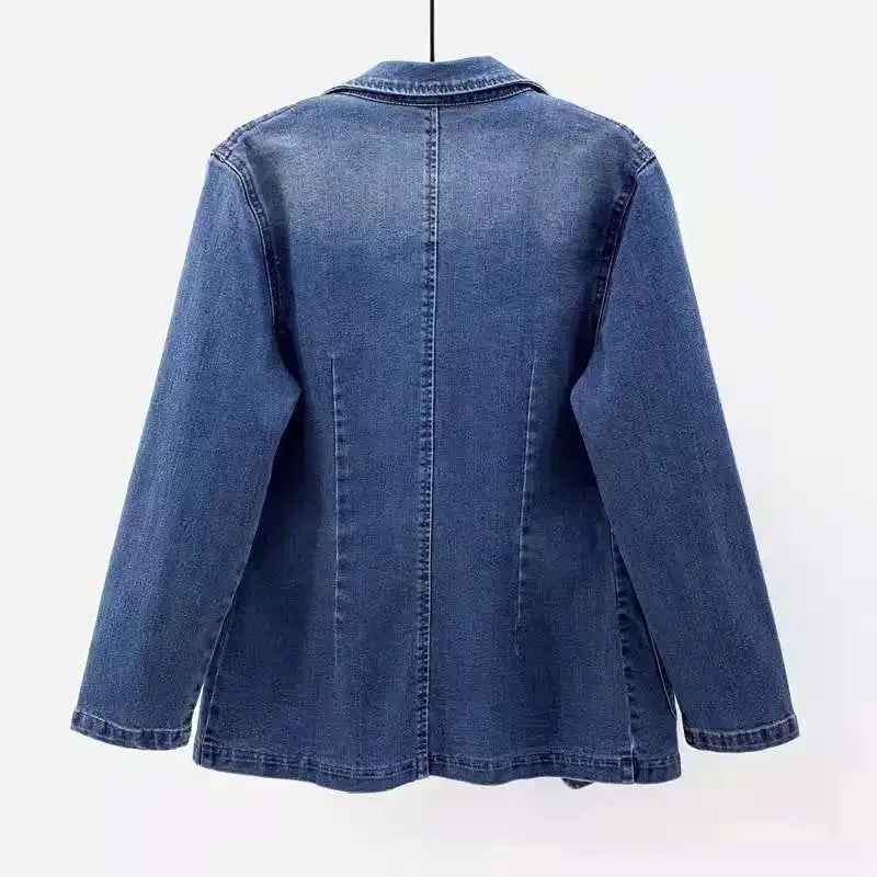 NADI | Blazer en Denim Coton Décontracté et Stylé