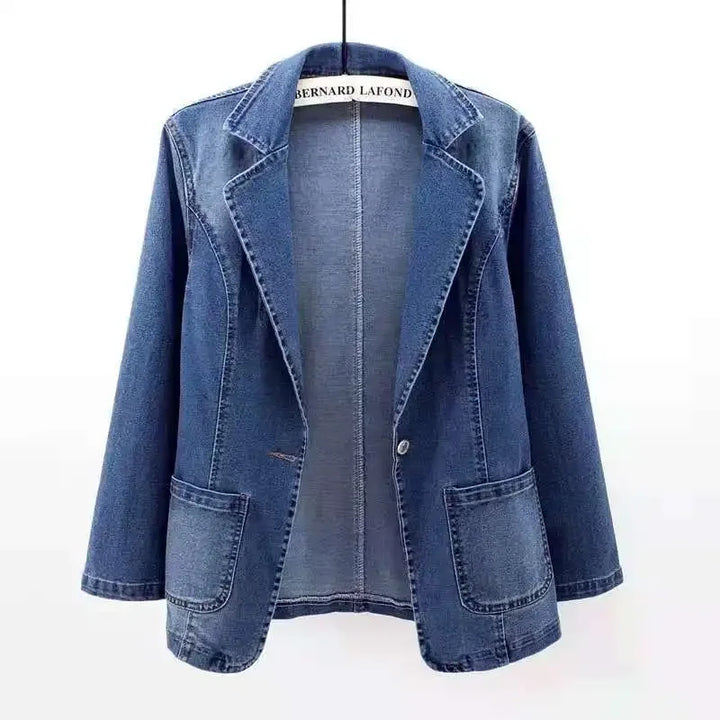 NADI | Blazer en Denim Coton Décontracté et Stylé
