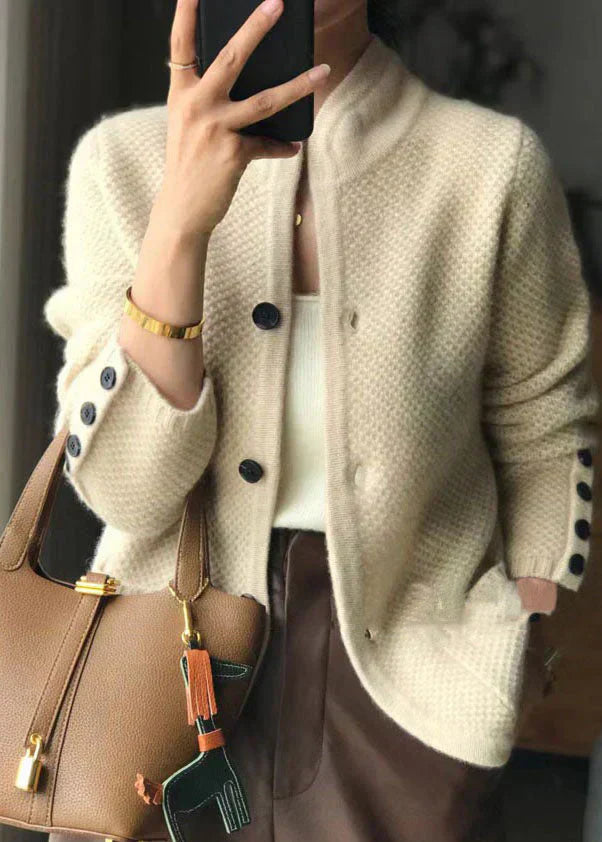 KLARINA | Cardigan en mélange de cachemire avec boutons
