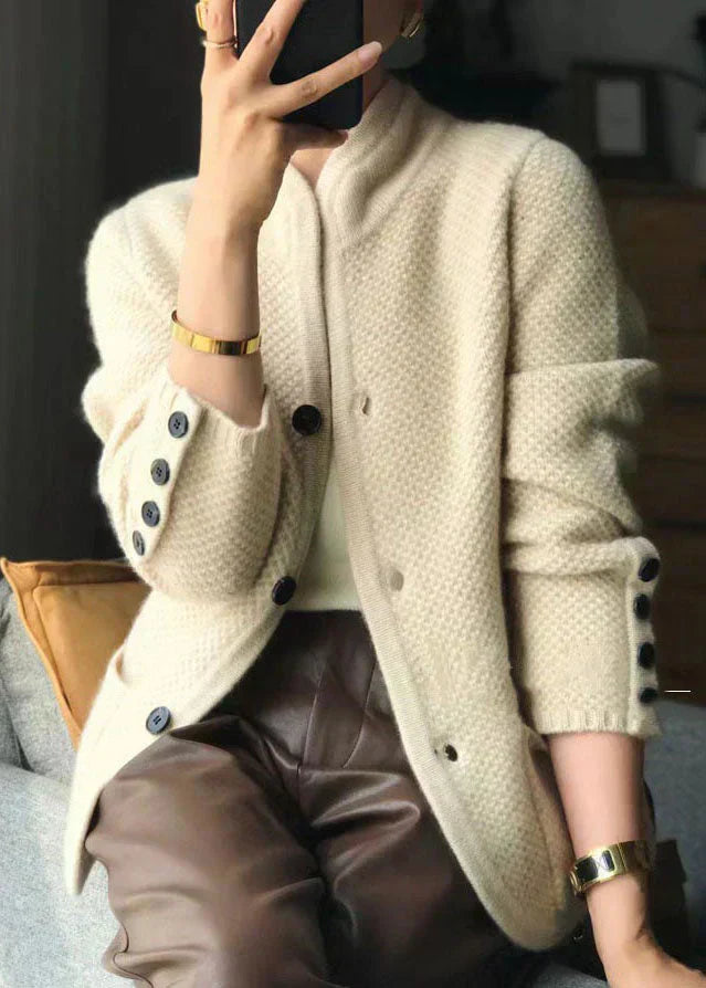 KLARINA | Cardigan en mélange de cachemire avec boutons