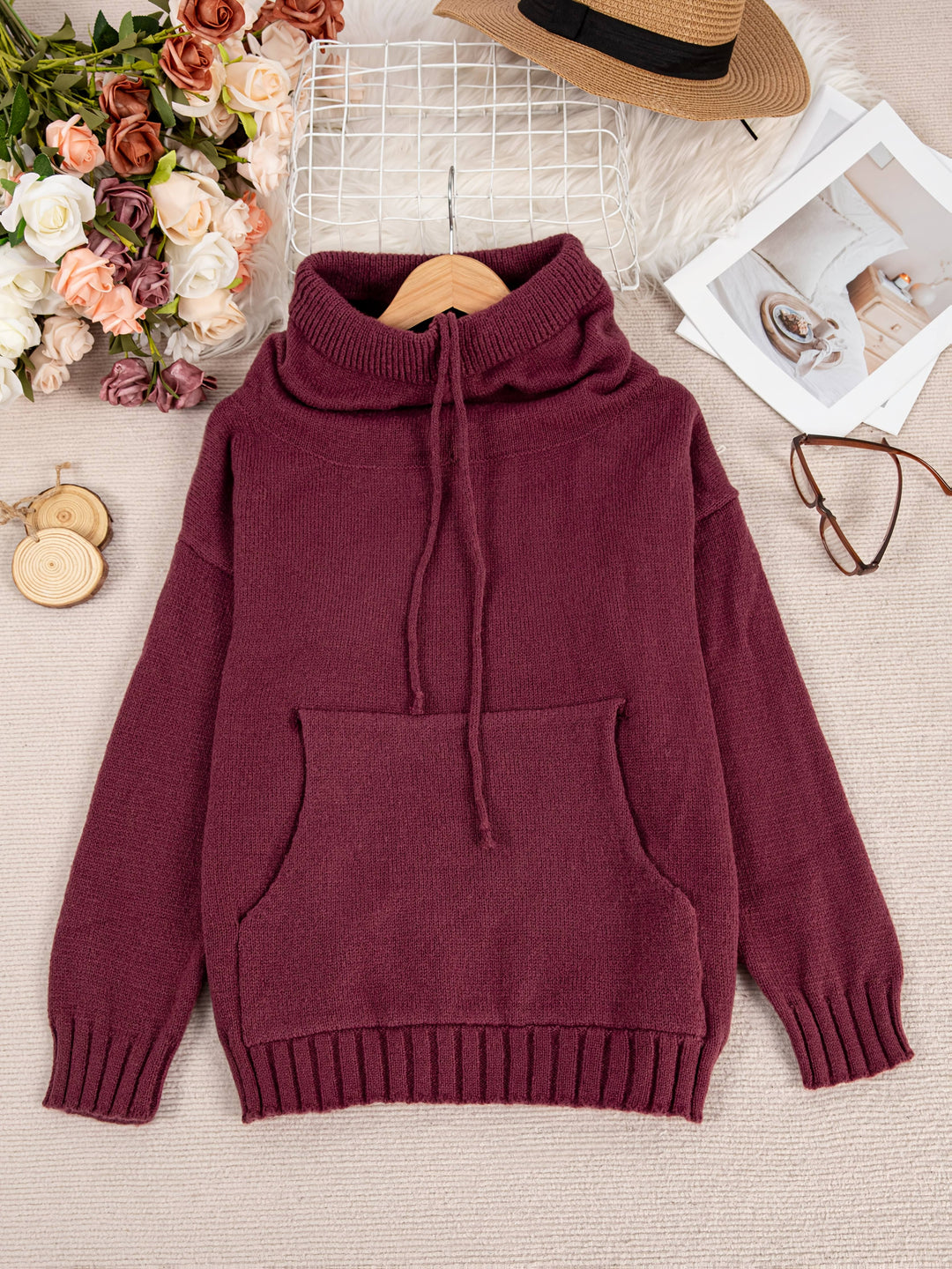 ZELINA | Pull à manches longues avec poche