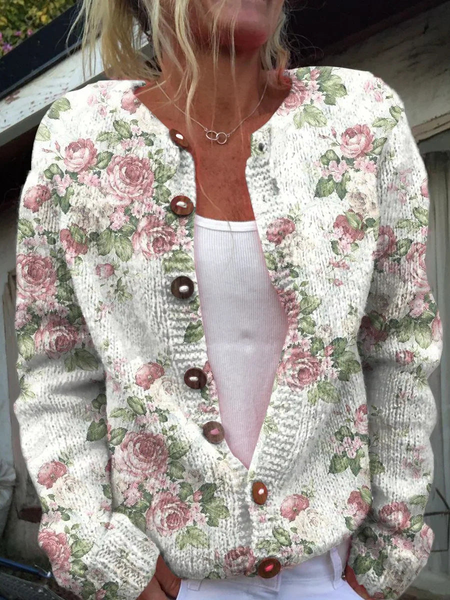 AMALIA | Pull en tricot avec impression