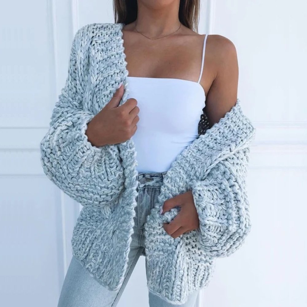 ELEANOR | Gilet en Tricot Épais et Décontracté