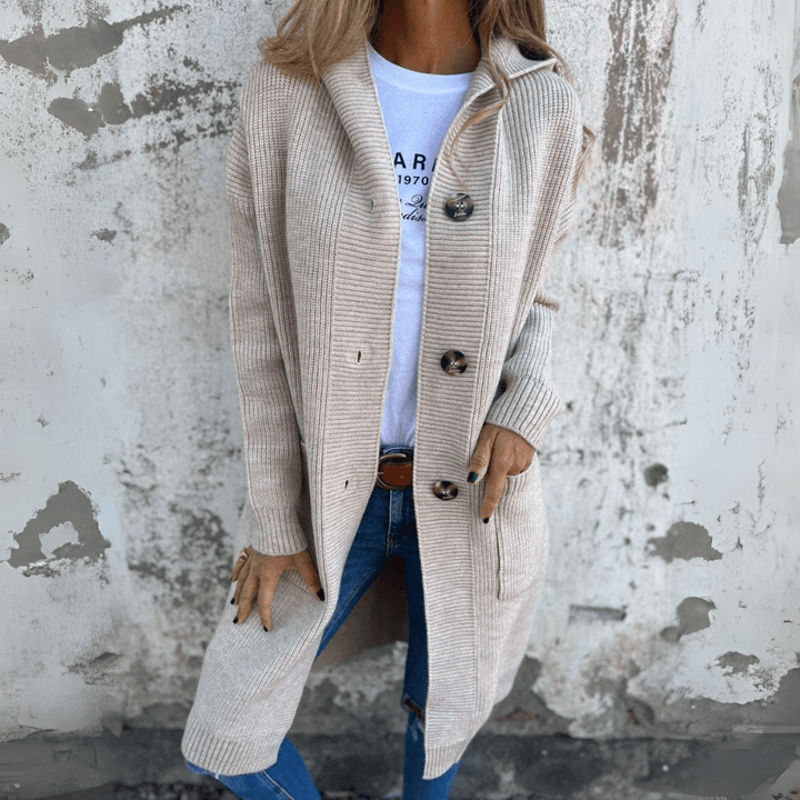 MONICA | Cardigan Long et Élégant pour Femmes