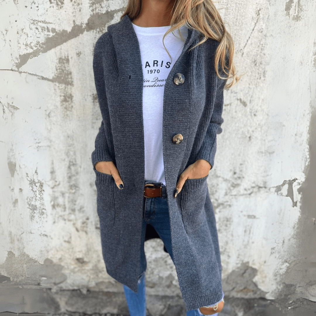 MONICA | Cardigan Long et Élégant pour Femmes