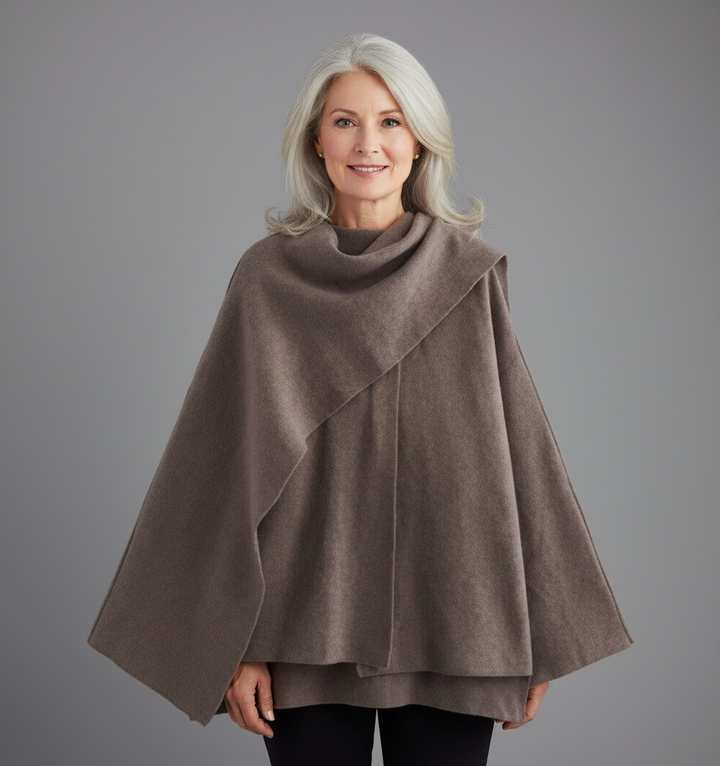 EVELINA | Poncho de Saison Élégant