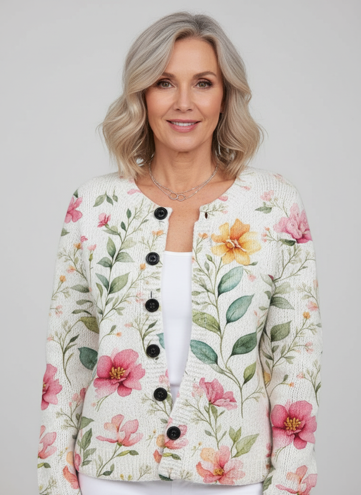 AMALIA | Pull en tricot avec impression
