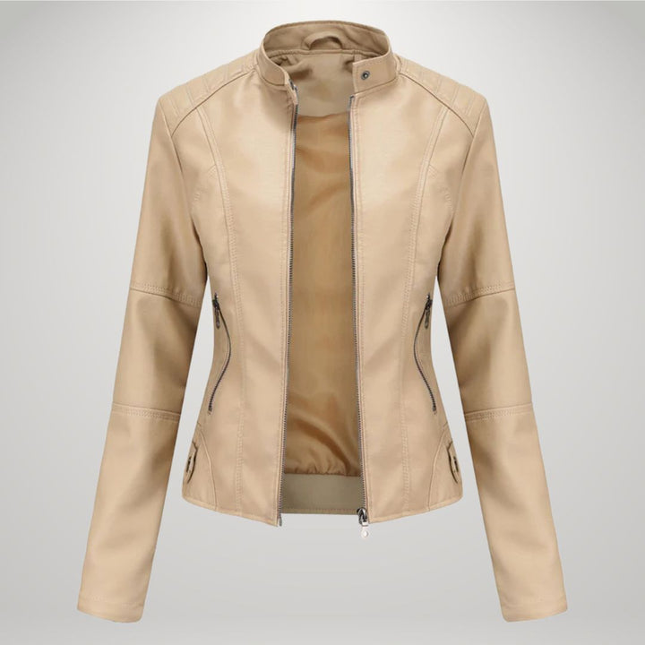 LUCYNA | Veste en simili cuir