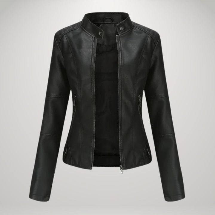 LUCYNA | Veste en simili cuir