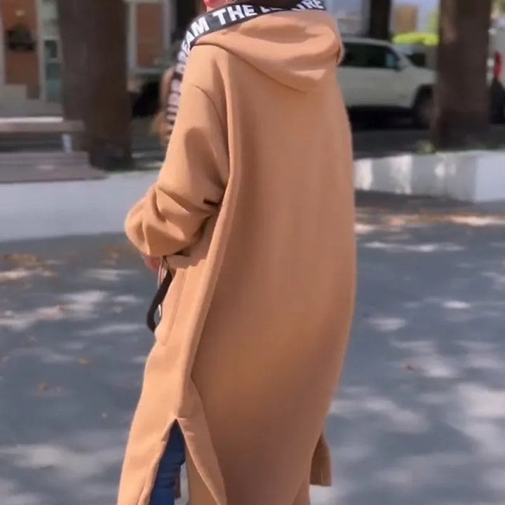 LOUISA | Manteau long décontracté pour femmes avec devant ouvert