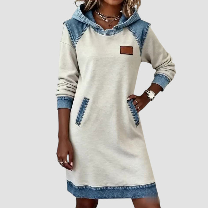IVY | Robe à capuche avec panneaux contrastants